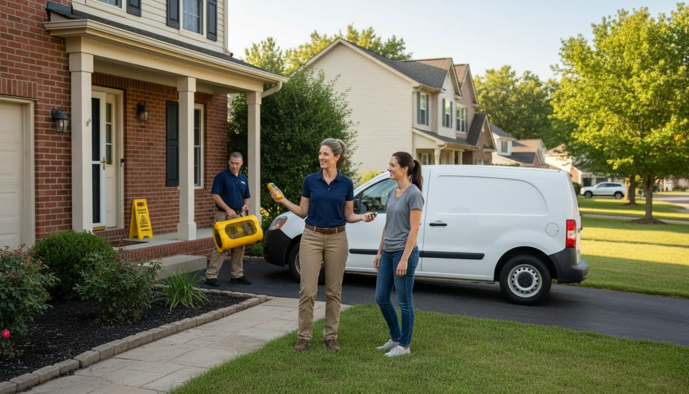 Water restoration image for Home Water Damage Repair in Vevay, IN